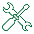 Wrench and Screwdriver Icon